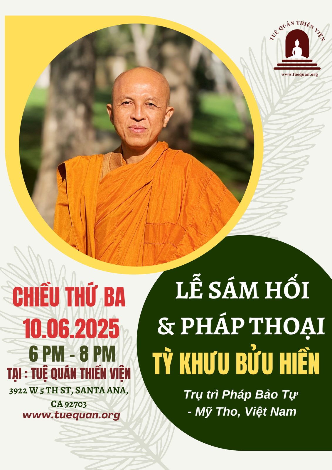 Lễ sám hối & Pháp thoại, 10/06/2025